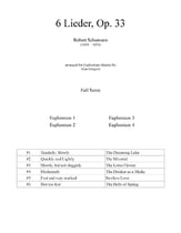 6 Lieder, Op. 33 Euphonium Quartet P.O.D. cover